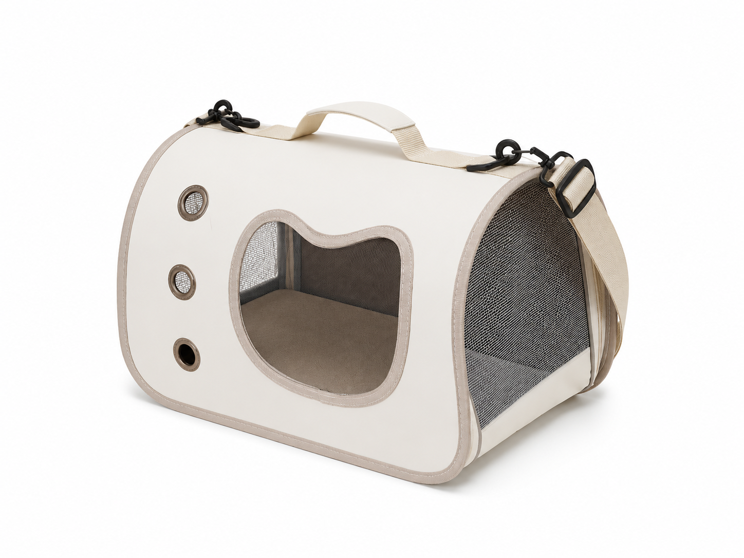 Sac de Transport Pliable à Bandoulière pour Chat & Petit Chien